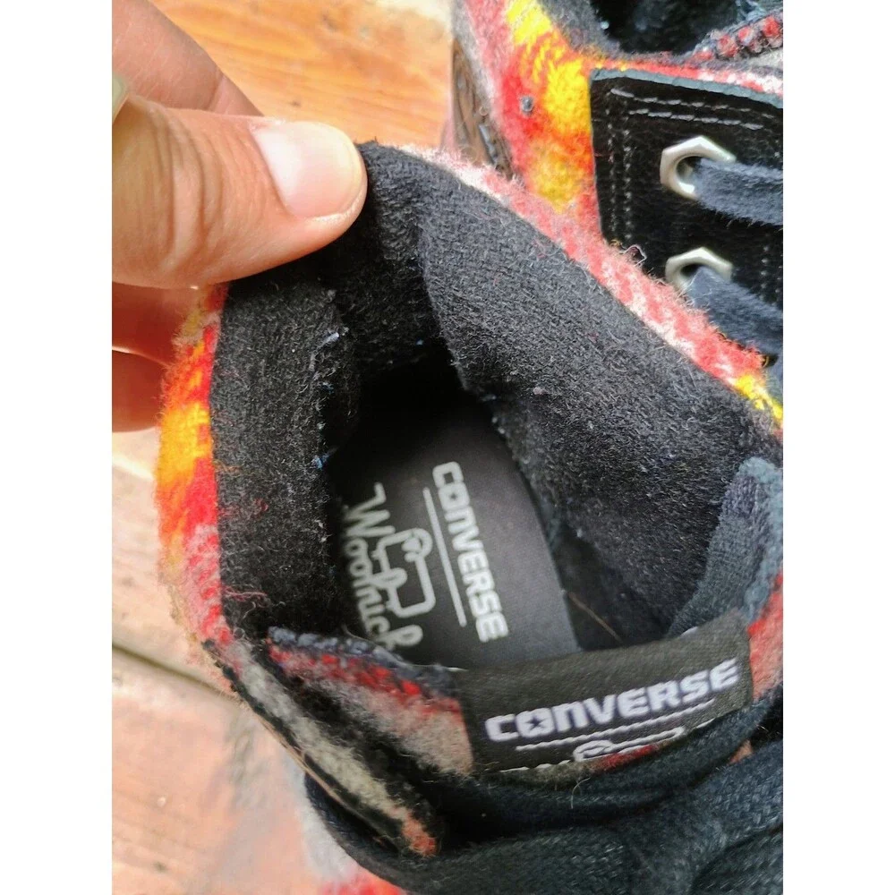 Converse Woolrich CT Street Hiker Plaid Wool All Star Chuck Taylor M 9.5 W 11 - Picture 8 of 13